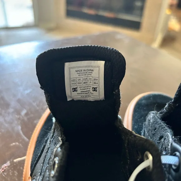 DC Black and Brown Skate Sneakers - Picture 5 of 5